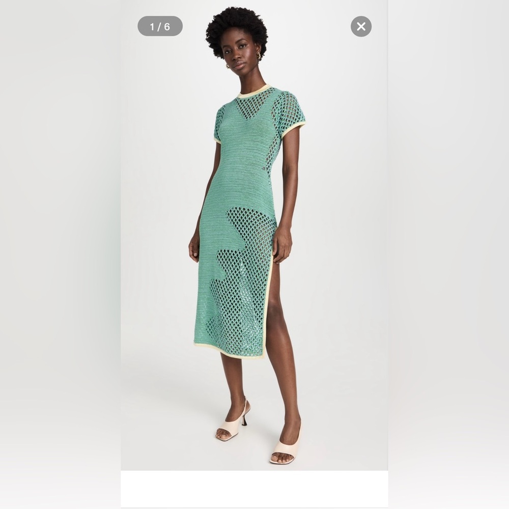 PH5 Perry Crochet Short Sleeve Dress NWT